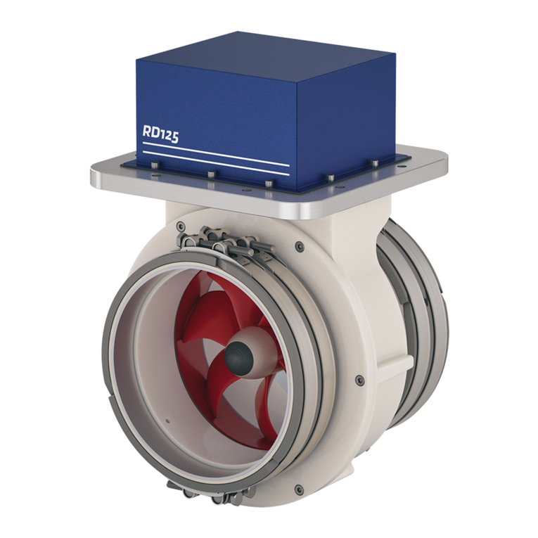 Vetus RimDrive RD125 installation instructions