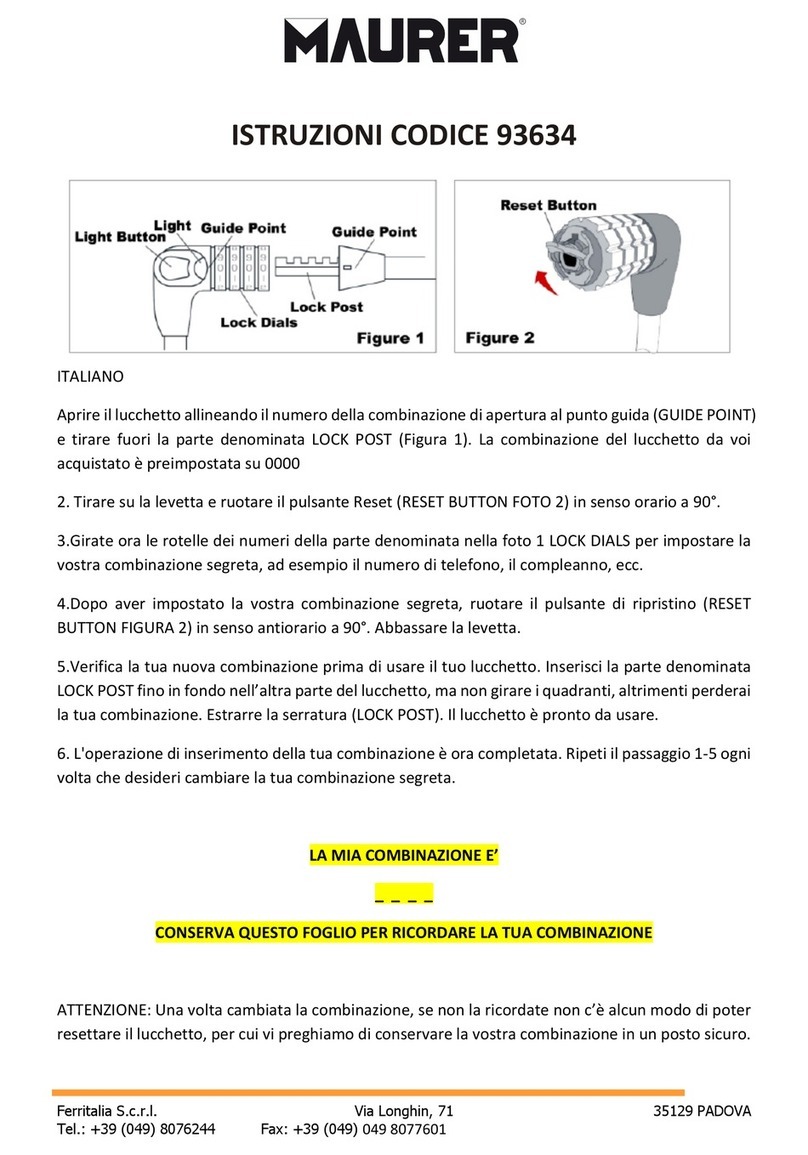 Maurer 93634 instructions