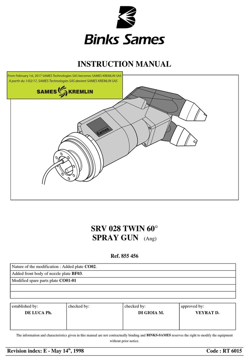SAMES KREMLIN SRV 028 TWIN 60 User manual