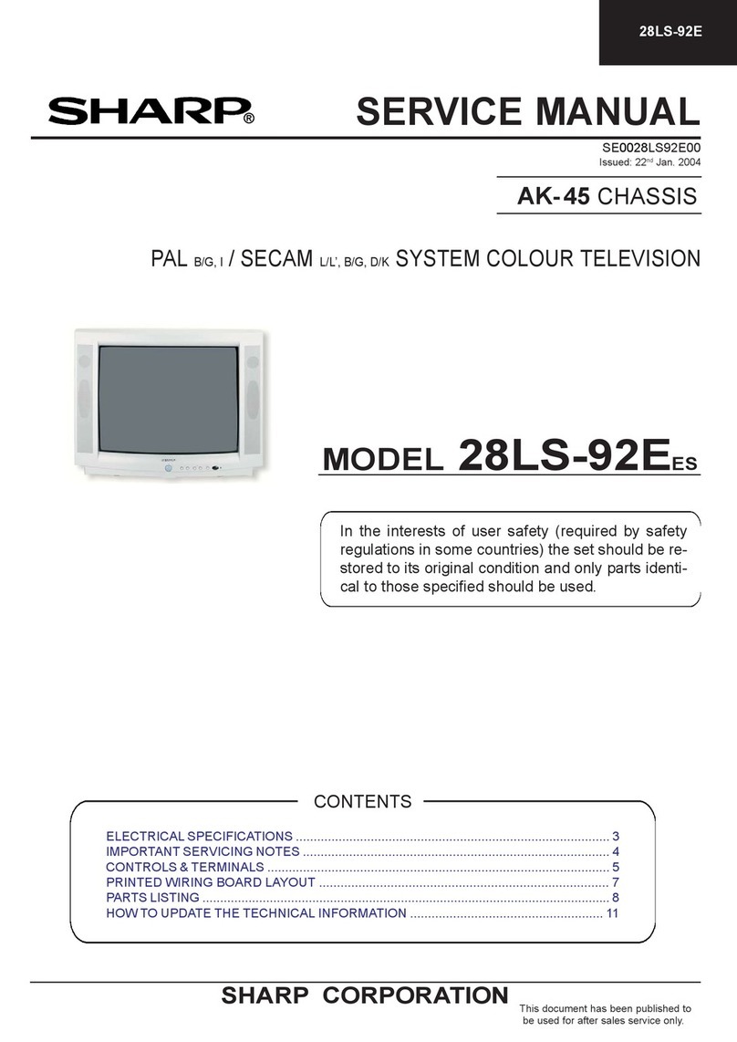 Sharp 28LS-92E User manual Sharp 28LS-92E User manual