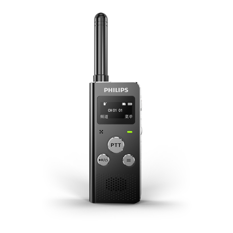 Philips VoiceTracer VTR5110 user manual