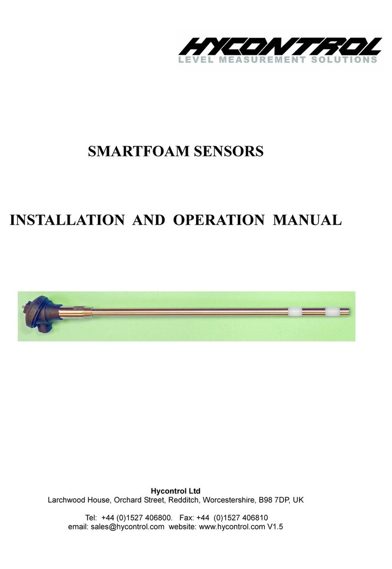 Hycontrol SW2 Installation and operation manual
