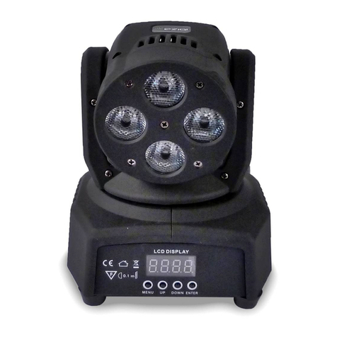 Ibiza LMH350RGBW user manual