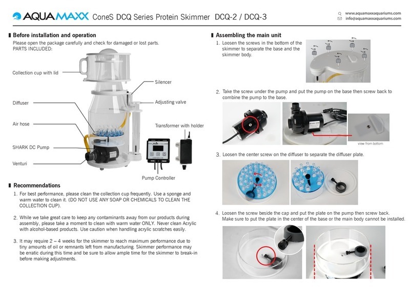 AQUAMAXX ConeS DCQ Series User manual