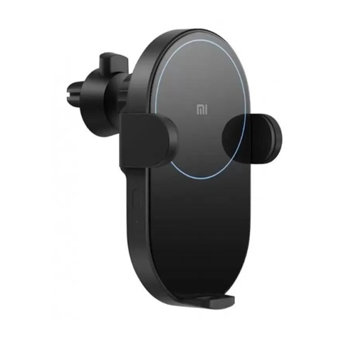 Xiaomi Mi 20W Wireless Car Charger quick start guide Xiaomi Mi 20W Wireless Car Charger quick start guide