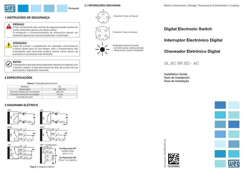 WEG SL installation guide