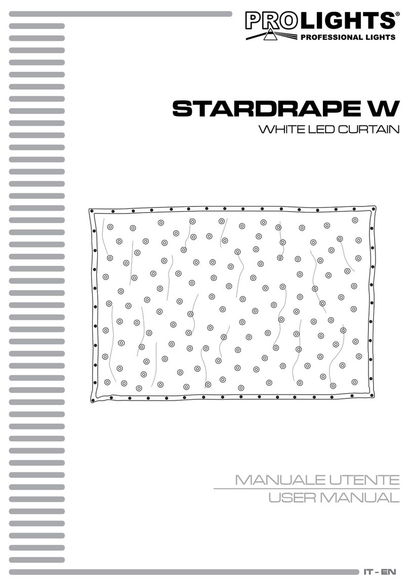 ProLights STARDRAPE W User manual