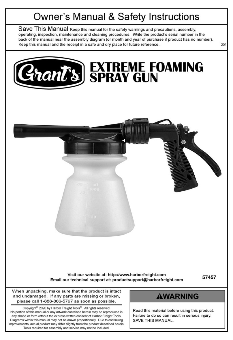 Harbor Freight Tools Grant's 57457 owner's manual