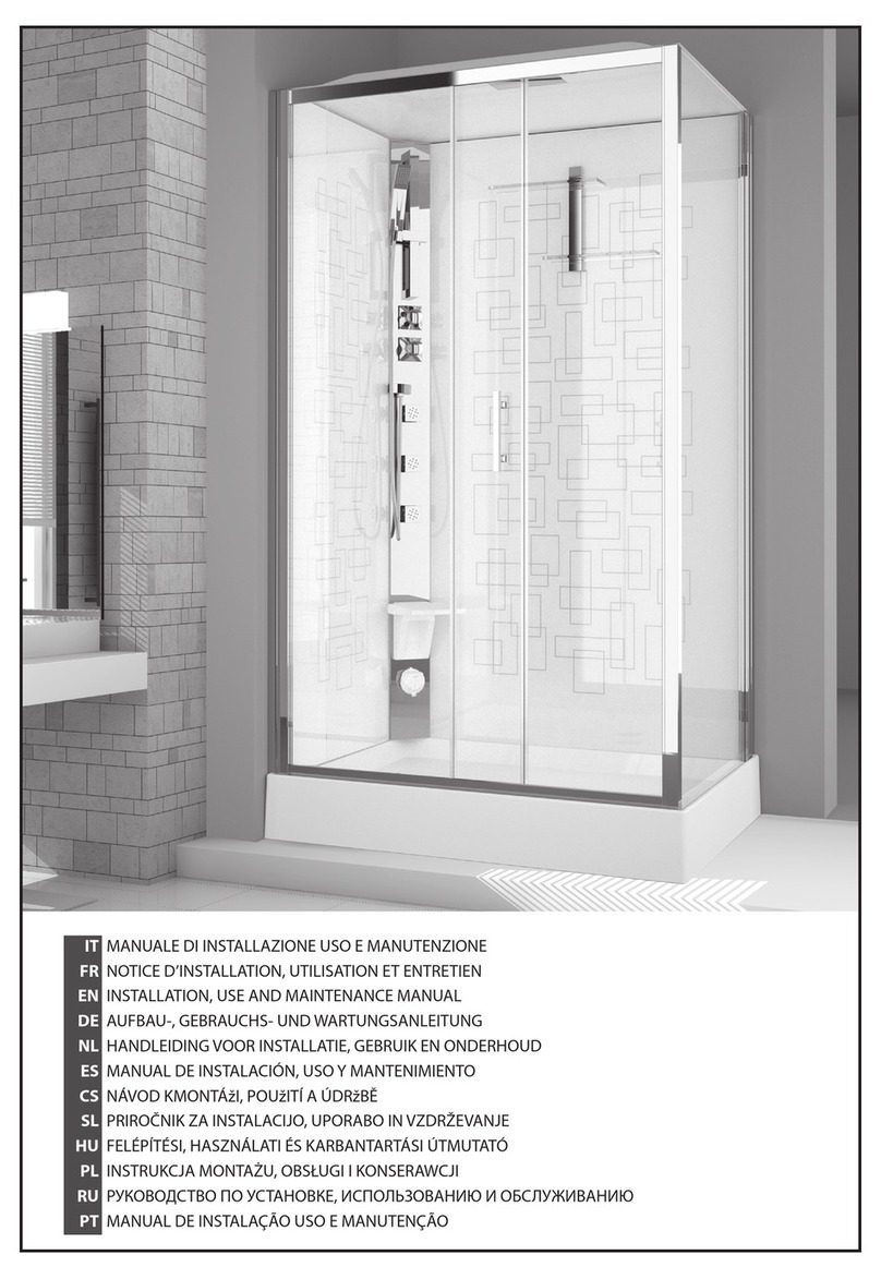 Novellini R90 base p.80 Instructions for installation, use and maintenance manual Novellini R90 base p.80 Instructions for installation, use and maintenance manual