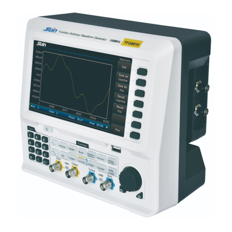 Suin TFG6800 Series User manual