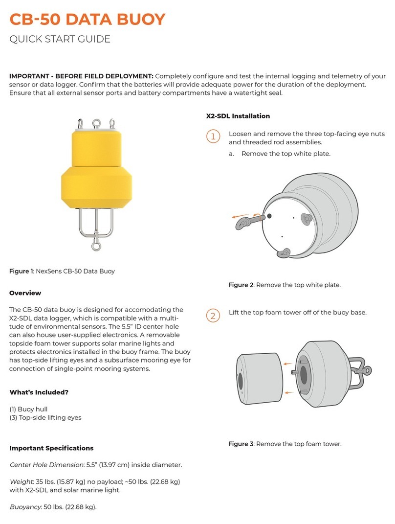 NexSens CB-50 Data Buoy User manual NexSens CB-50 Data Buoy User manual