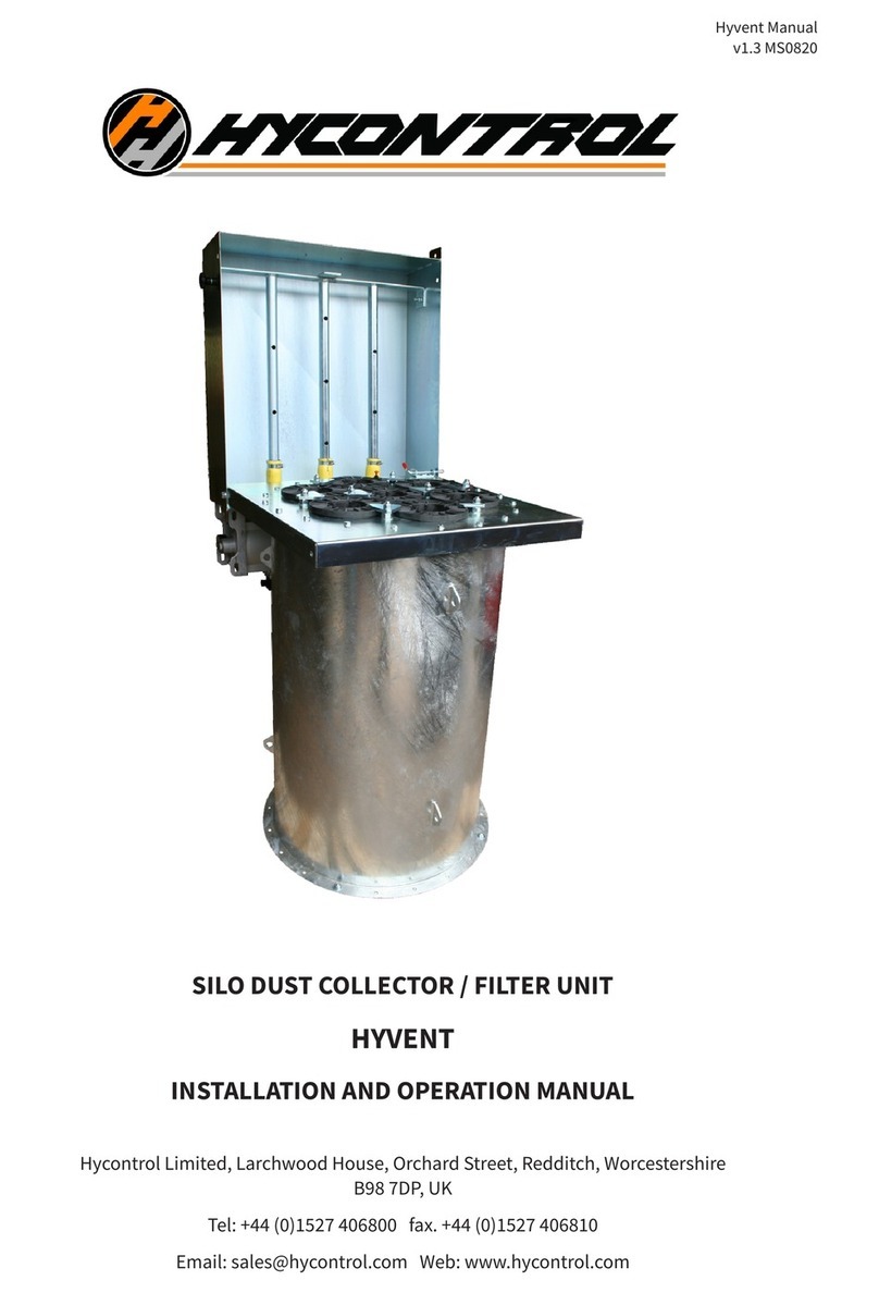 Hycontrol HYVENT Installation and operation manual