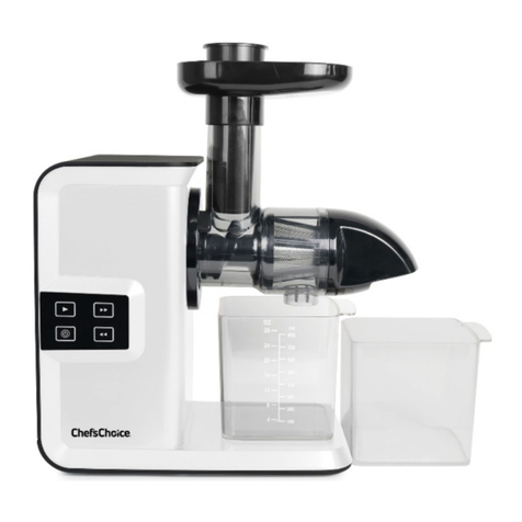 Chef's Choice JCCC20RD13 User manual