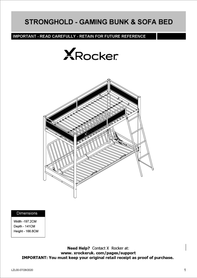 XROCKER STRONGHOLD 2020148 manual XROCKER STRONGHOLD 2020148 manual