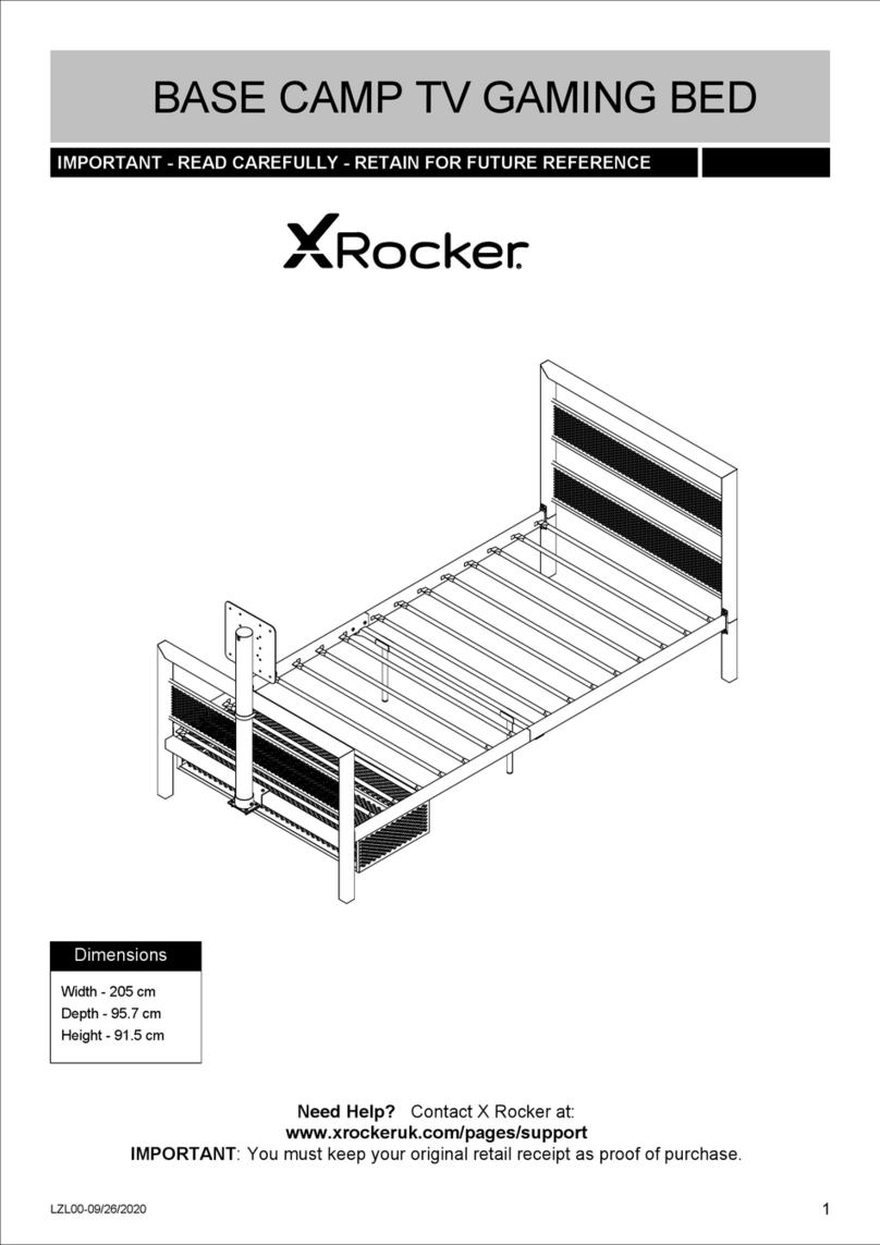 XROCKER BASE CAMP 2020122 User manual XROCKER BASE CAMP 2020122 User manual