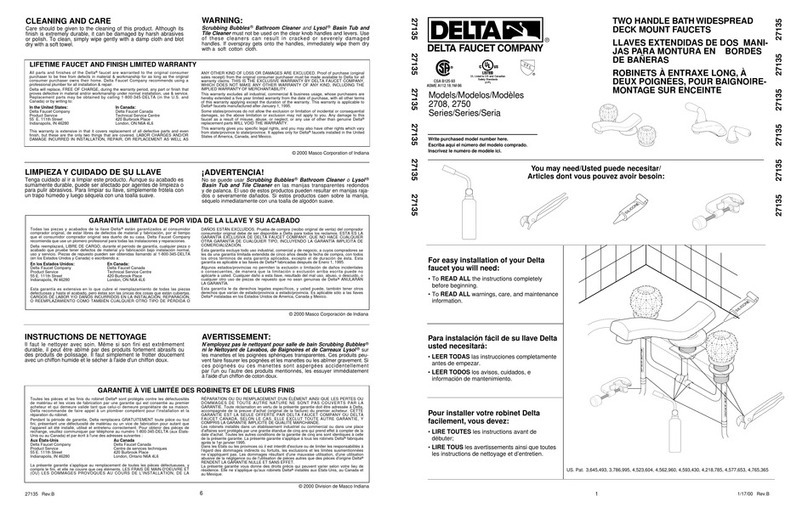 Delta 2708 Series User manual