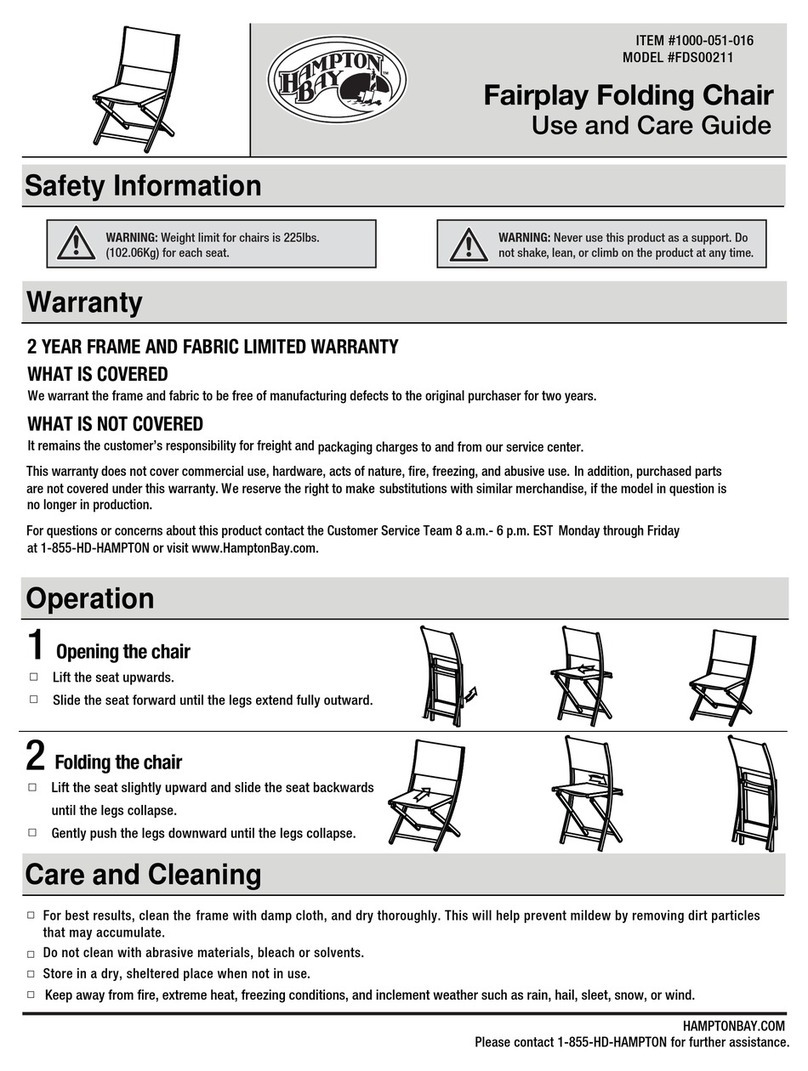 HAMPTON BAY FDS00211 Use and care guide HAMPTON BAY FDS00211 Use and care guide