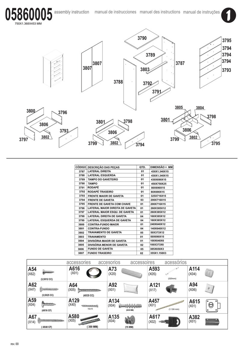 Zanzini 05860005 Assembly instructions