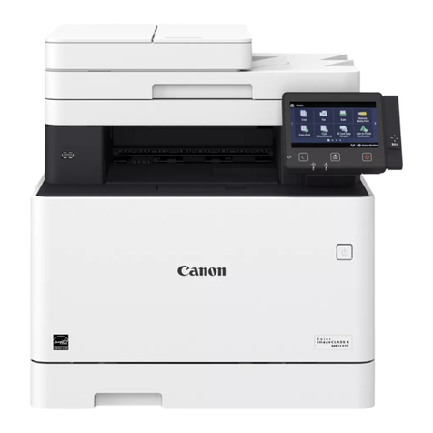Canon imageCLASS X MF1127C User manual Canon imageCLASS X MF1127C User manual