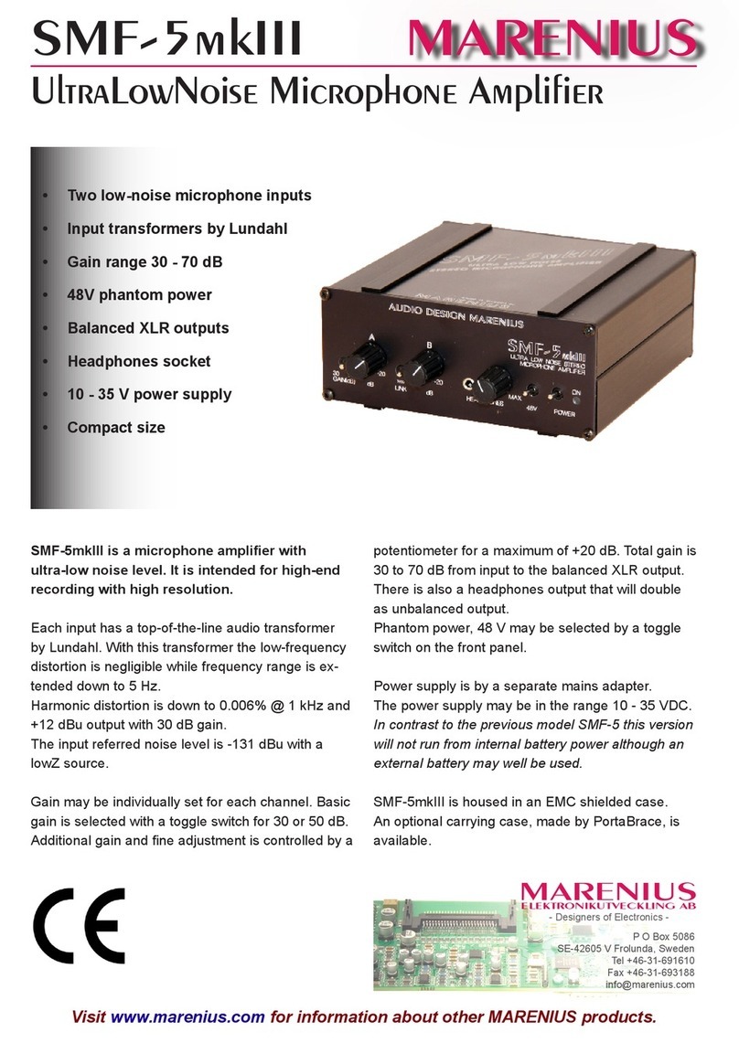 Marenius SMF-5mkIII quick start guide