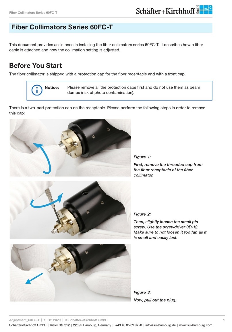 Schäfter+Kirchhoff 60FC-T Series quick start guide