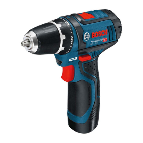 Bosch Professional GSR 12V-15 User manual