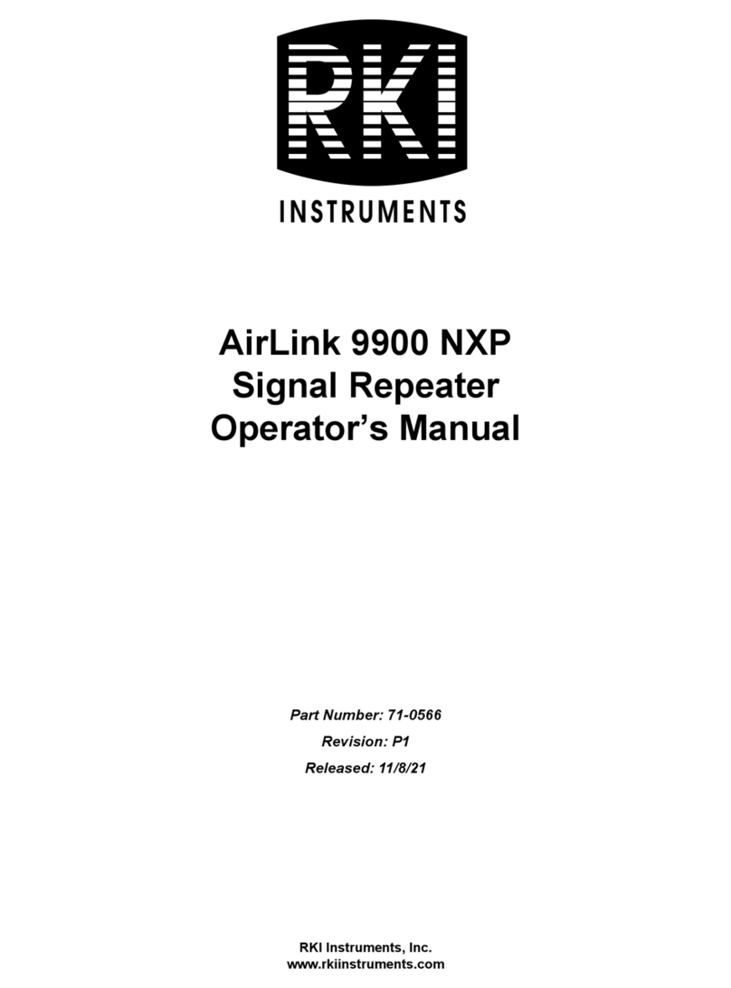 RKI Instruments AirLink 9900 NXP Operator's manual