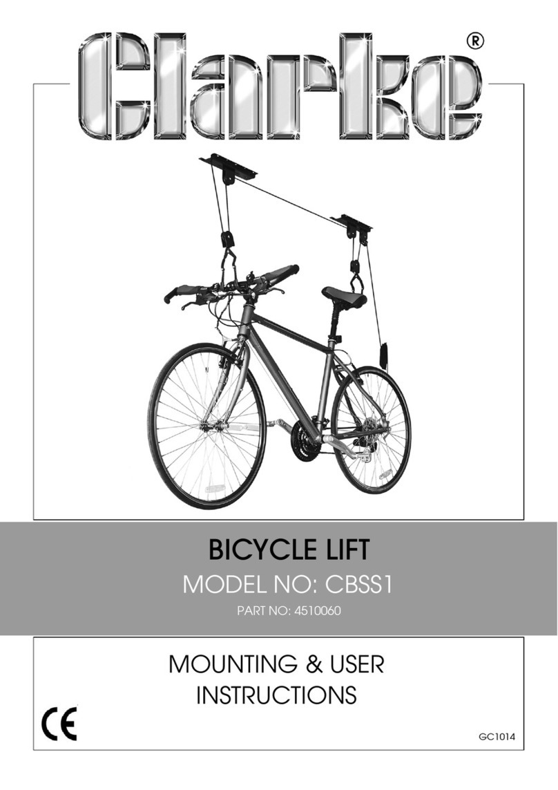 Clarke CBSS1 MOUNTING & USER INSTRUCTIONS