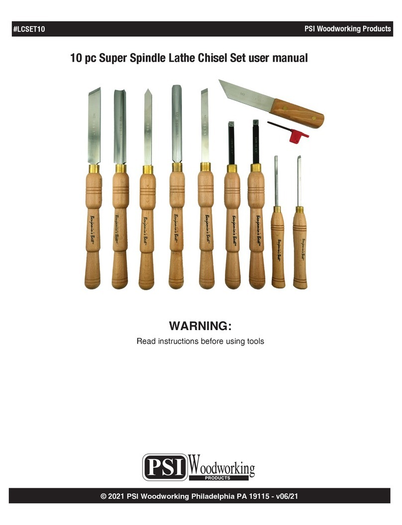 PSI Woodworking Products LCSET10 user manual