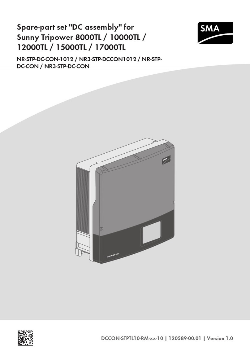 SMA NR-STP-DC-CON-1012 Replacement manual