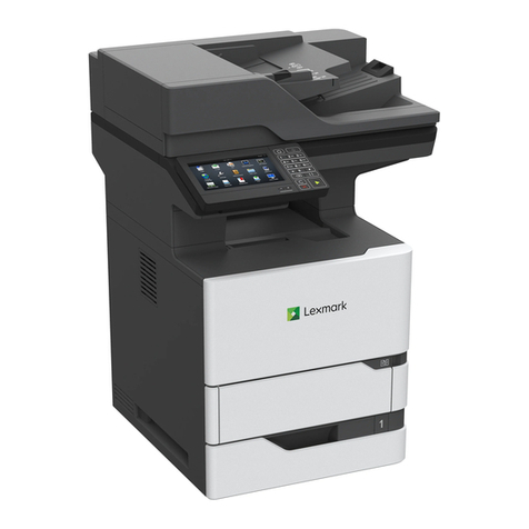 Lexmark MX826ade User manual