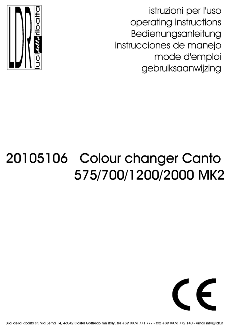 LDR 575 MK2 User manual