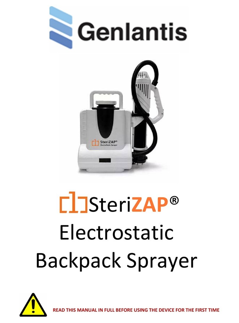 Genlantis SteriZAP E700EBS manual