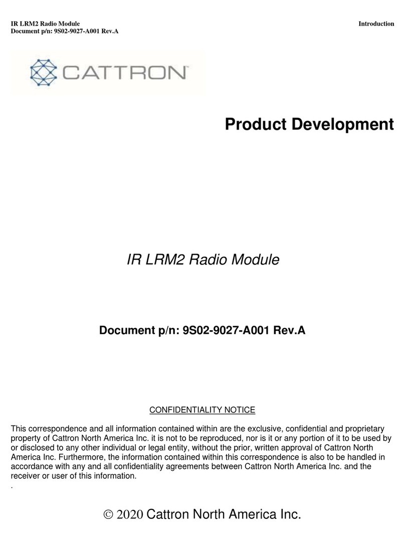 Cattron IR LRM2 user manual