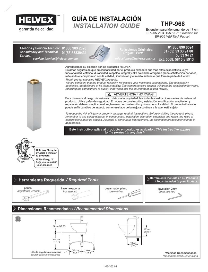 Helvex THP-968 User manual
