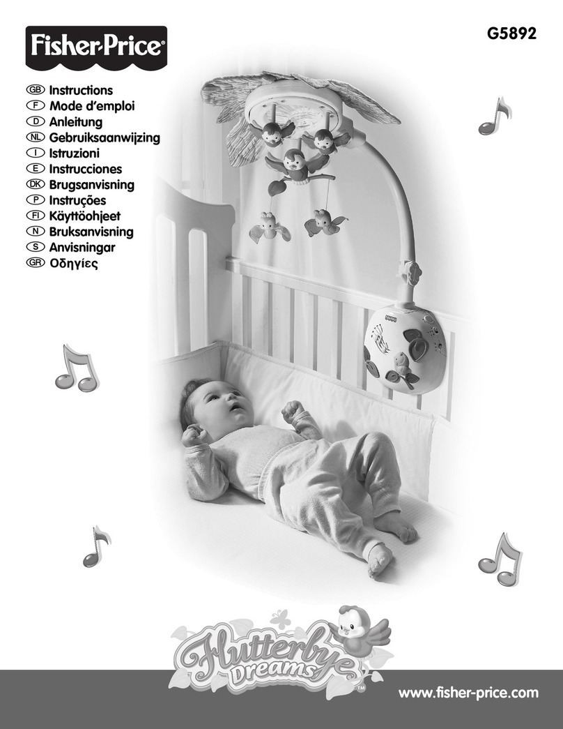 Fisher-Price Flutterbye Dreams G5892 instructions