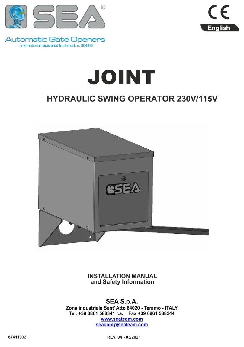 SEA JOINT Original instructions SEA JOINT Original instructions