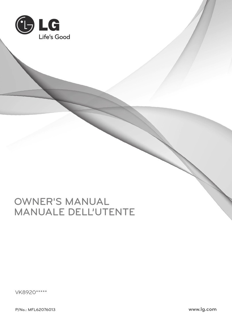 LG VK8920 Series User manual