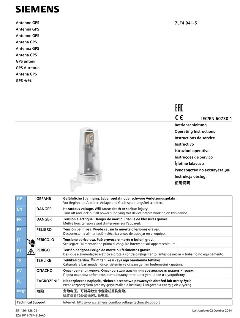 Siemens 7LF4 941-5 User manual Siemens 7LF4 941-5 User manual