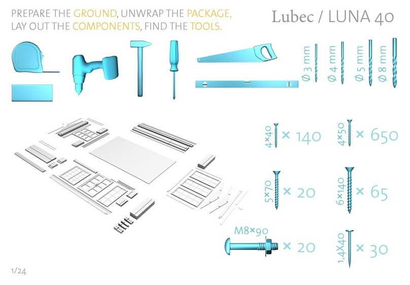 Holz-Blech Lubec Assembly instructions