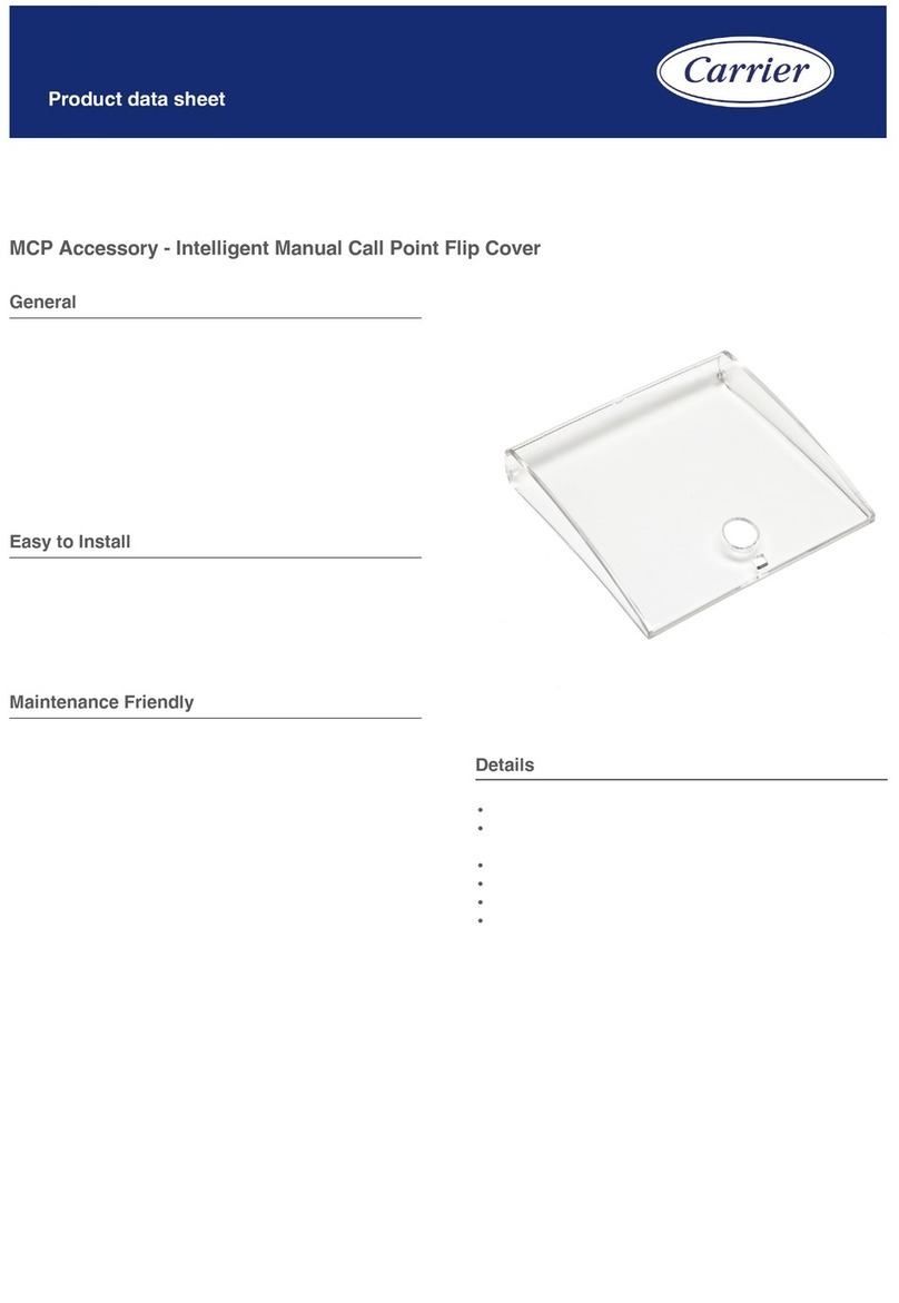 Carrier N-MC-FC Operational manual