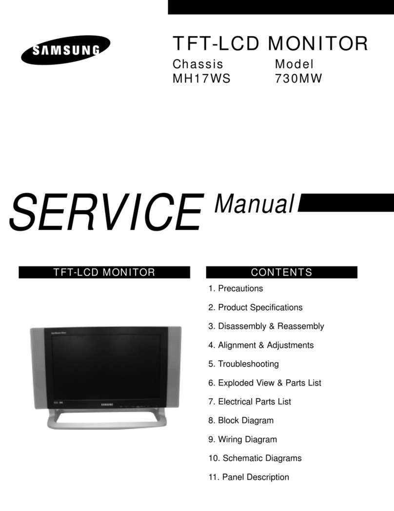 Samsung 730MW - SyncMaster - 17" LCD Monitor User manual