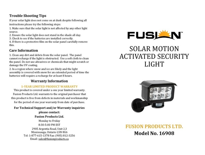 Fusion 16908 quick start guide