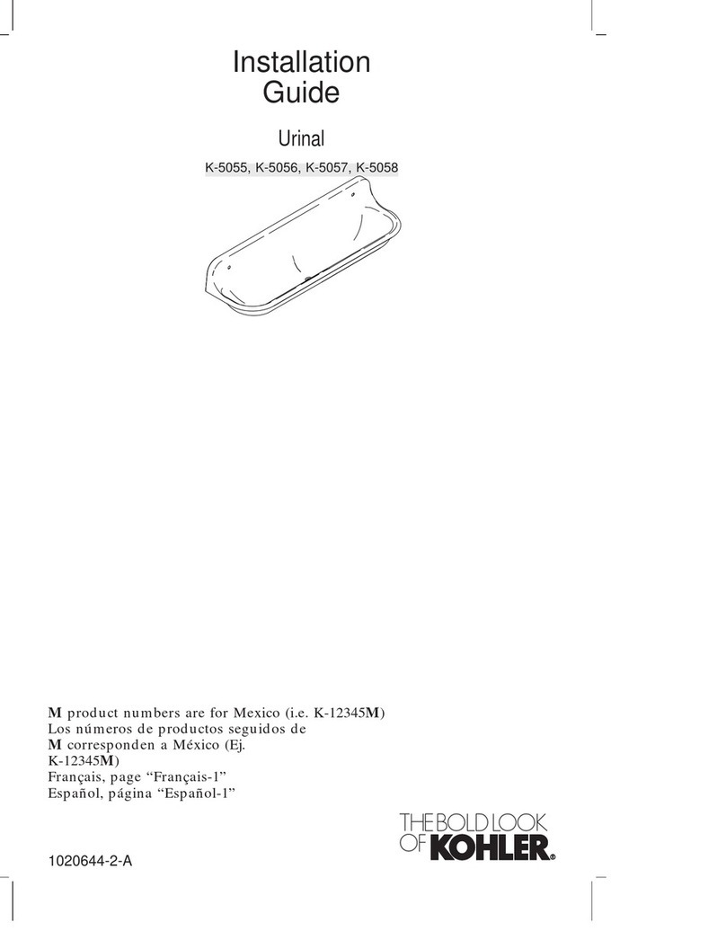 Kohler Jarves K-5055 User manual