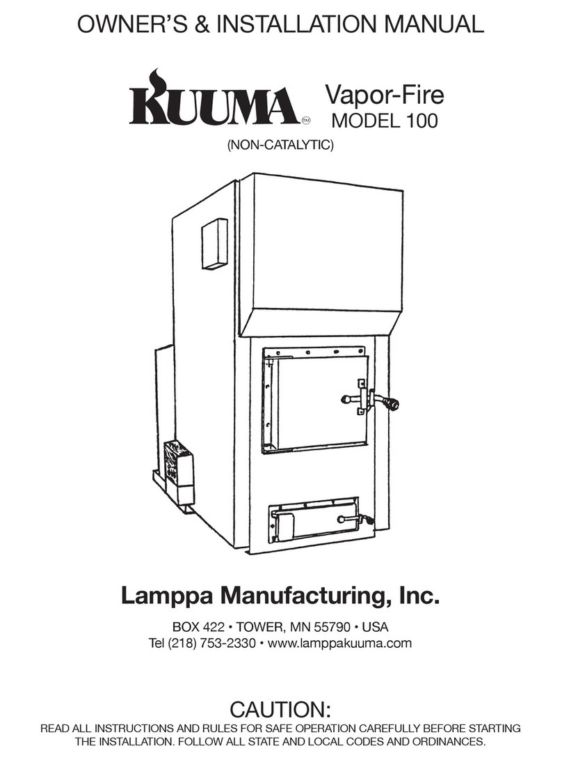 Lamppa KUUMA 100 Owners & installation manual