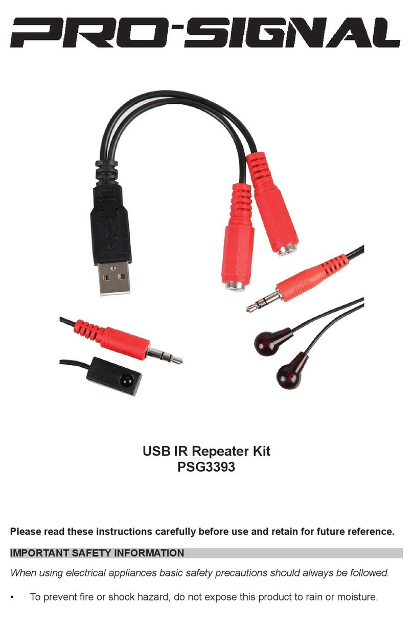 PRO SIGNAL PSG3393 User manual