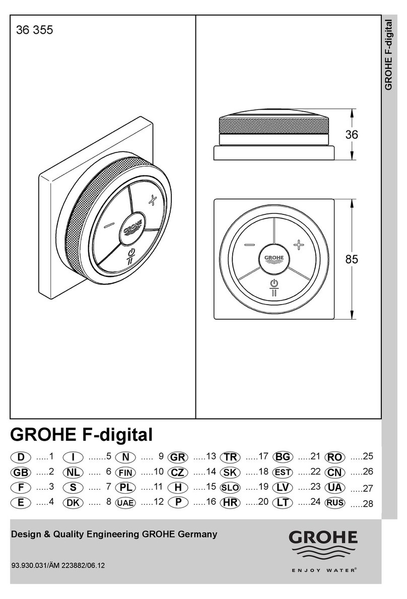 Grohe F-digital 36 355 User manual
