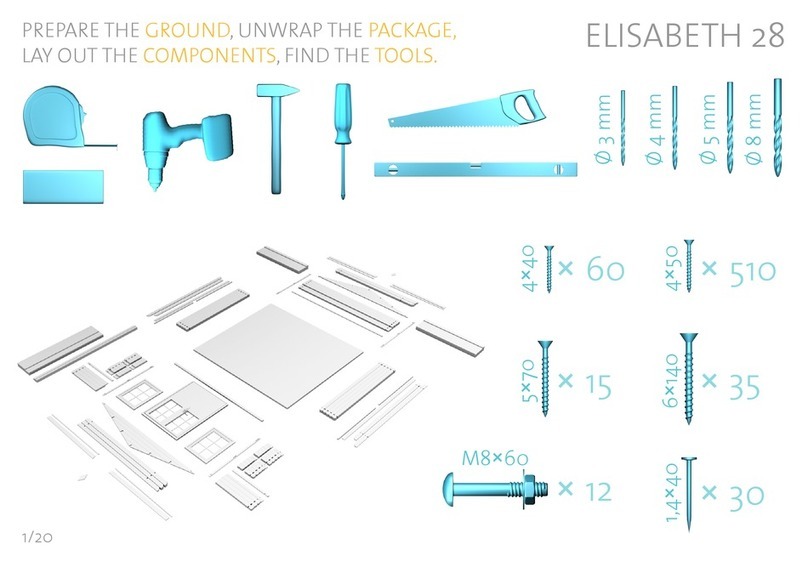 Holz-Blech ELISABETH 28 Assembly instructions