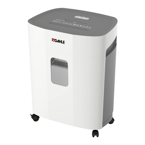 Dahle PaperSAFE 260 User manual Dahle PaperSAFE 260 User manual