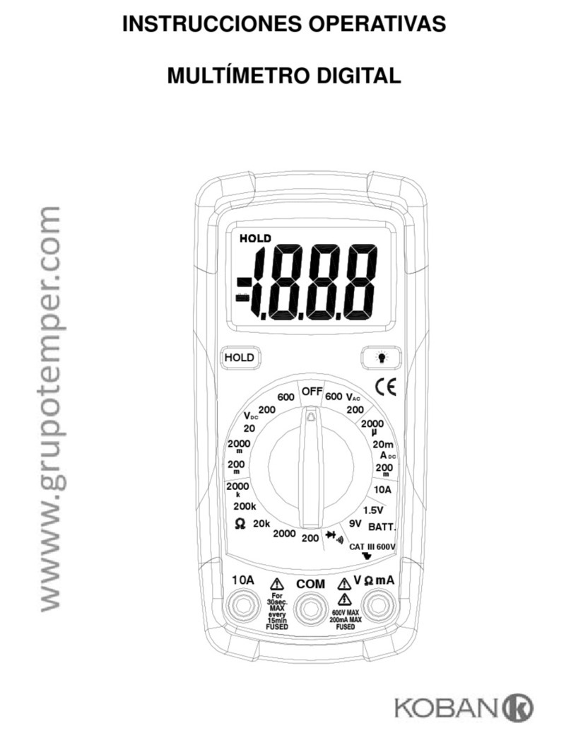 koban KMD-15 User manual